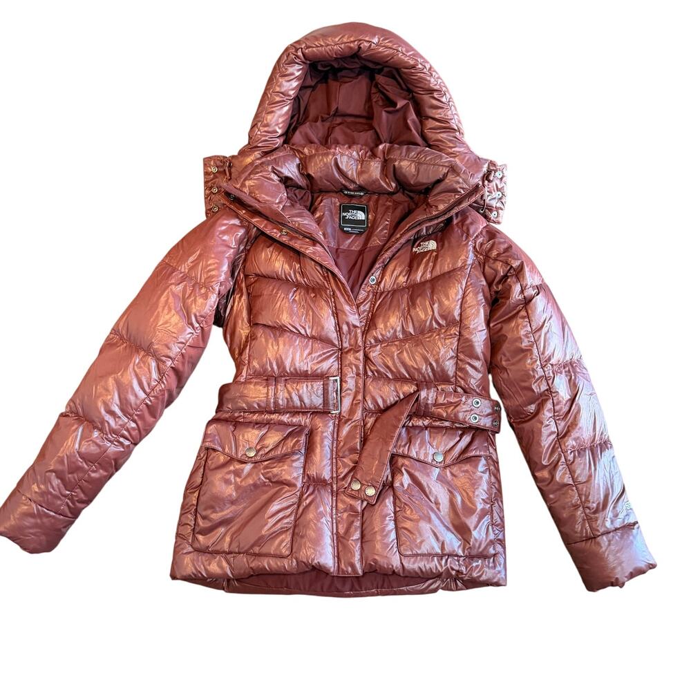 The North Face 700 Down Nuptse Puffer Jacket - Chocolate Brown - Women's Medium
